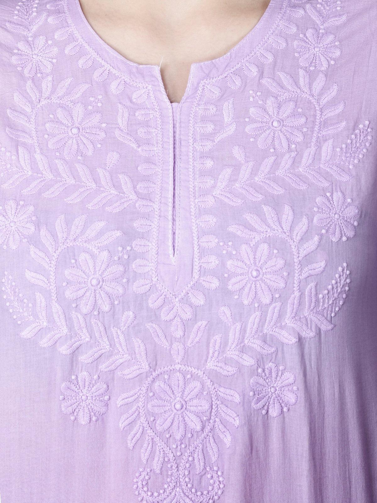 The Chikankari Story: Chikankari Machine Embroidery Short Kurta, Kurti, and Tunic Collection in Cotton Fabric