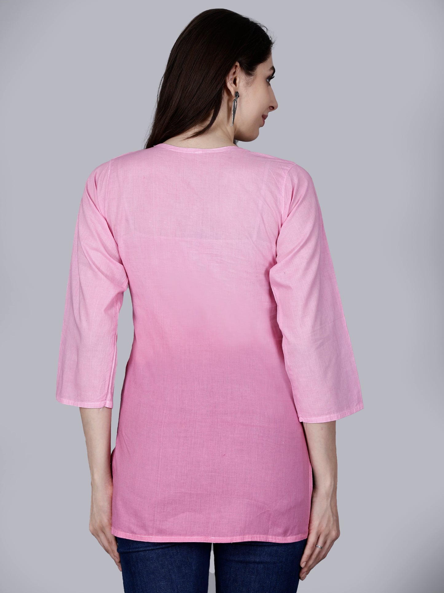 The Chikankari Story: Chikankari Machine Embroidery Short Kurta, Kurti, and Tunic Collection in Cotton Fabric