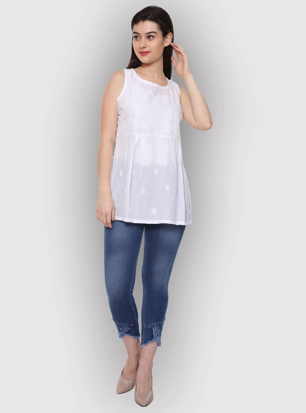 Short Tops & Shirts | Cotton short tops, Cotton tops designs, Short kurti  designs