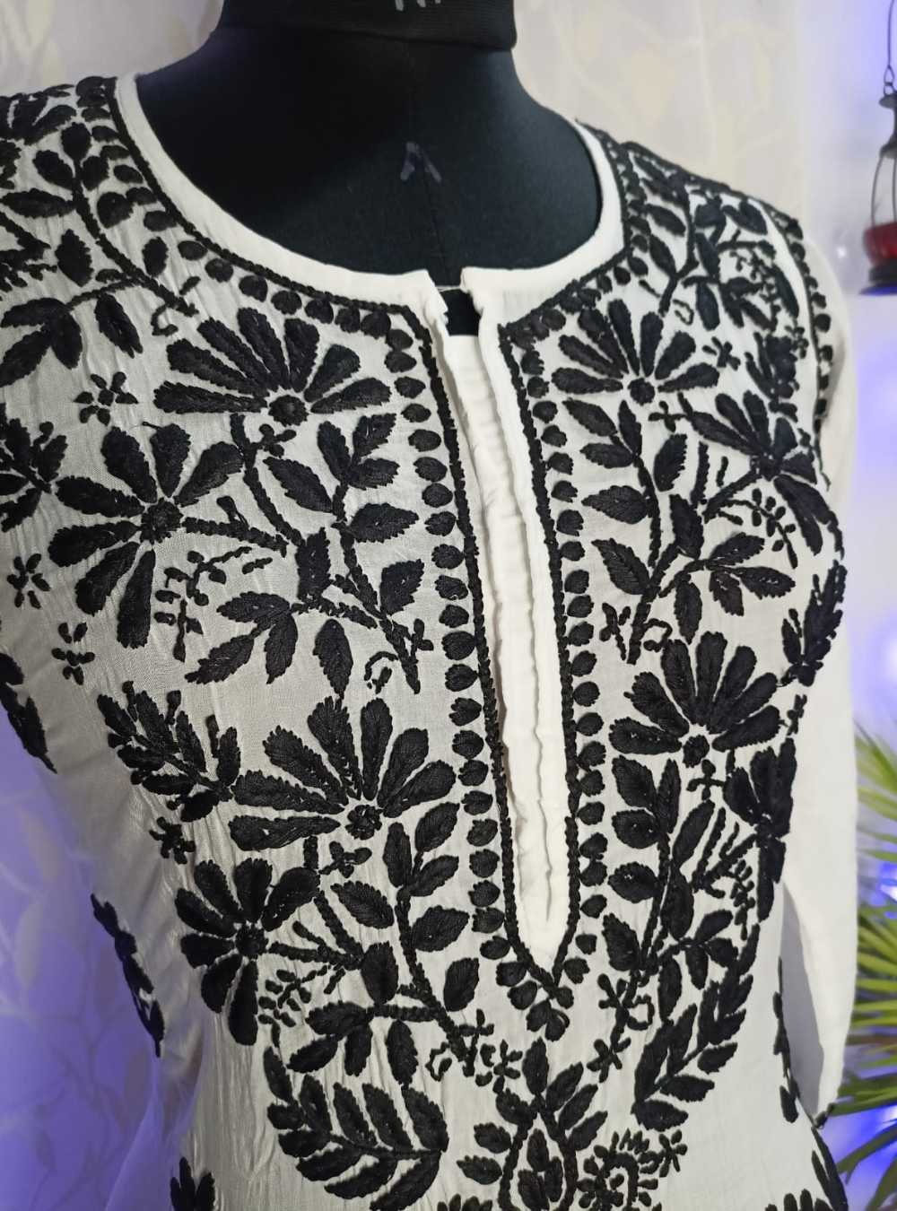 Buy Rama Cotton Regular Wear Embroidery Work Kurti Online From Wholesale  Salwar.